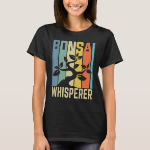 T-shirt Bonsai Whisperer Retro Jardin Tradition Japonaise