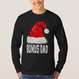 T-shirt Bonus de Noël Papa Père Noël Chapeau Noël Famille 