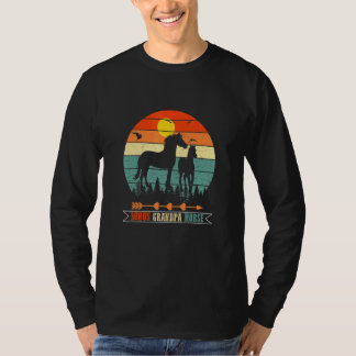 T-shirt Bonus Grand-père Cheval Bonus Grand-père