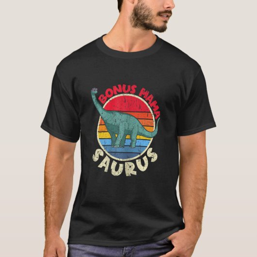 T-shirt Bonus Mama Saurus Brachiosaurus Diplodocus (Devant)