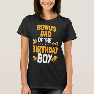 T-shirt Bonus Papa De L'Anniversaire Garçon Travailleur De