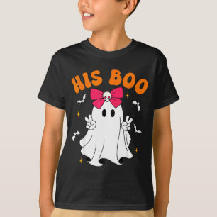 T-shirt Boo & boo drôles de couples Halloween assortis