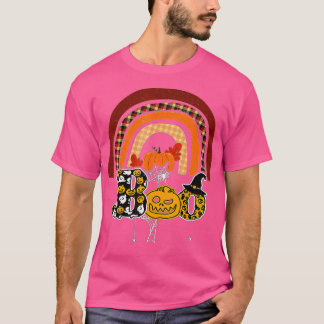 T-shirt Boo Avec Araignées Et Casquette De Sorcière Hallow