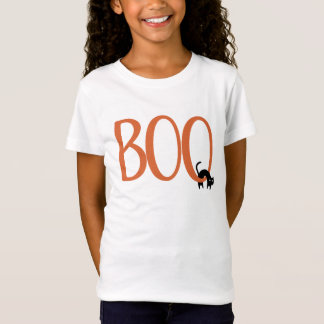 T-Shirt Boo avec design Halloween de chat noir