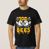 T-shirt Boo Bees Halloween Ghosts and Bees (Devant)