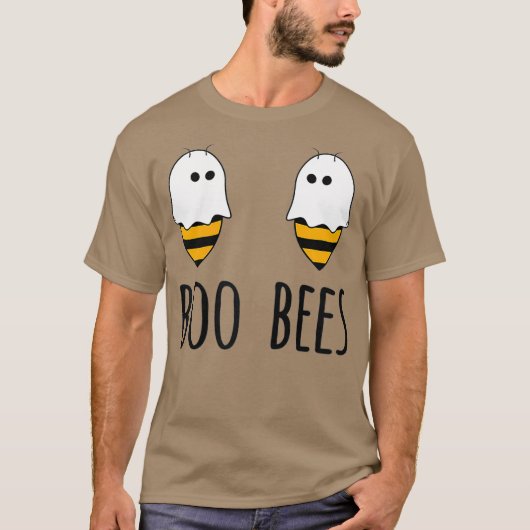 T-shirt Boo Bees Halloween pour les femmes Abeilles amusan (Devant)