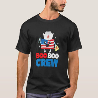 T-shirt Boo Boo Crew American Flag 4 juillet USA N