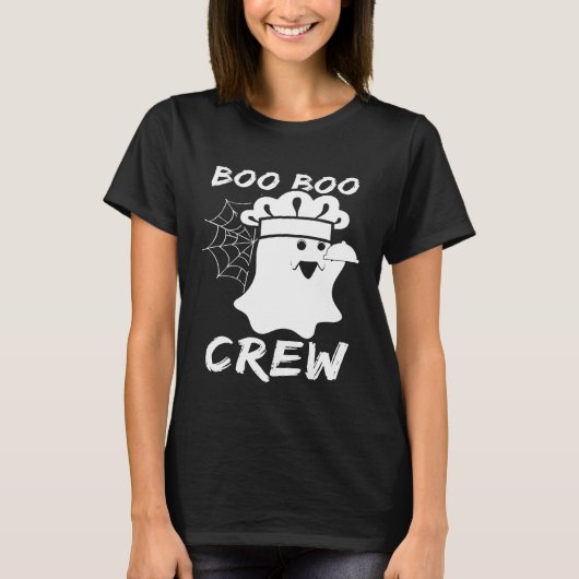 T-shirt Boo Boo Crew Chef Ghost Costume d'Halloween (Devant)