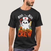 T-shirt Boo Boo Crew Funny Ghost EMS EMT Paramedic Nurse H (Devant)
