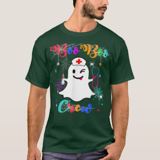 T-shirt Boo Boo Crew Funny Ghost EMS EMT Paramedic Nurse H