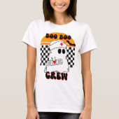 T-shirt Boo Boo Crew Funny Nurse Ghost Halloween (Devant)