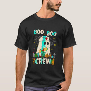 T-shirt Boo Boo Crew Funny Nurse Halloween Cute Ghost Coût