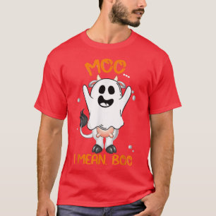 T-shirt Boo Boo Crew Ghost Cow Moo Je veux dire Boo Farmer