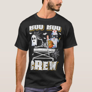 T-shirt Boo Boo Crew Ghost EMS EMT Paramedic Nurse Hallowe