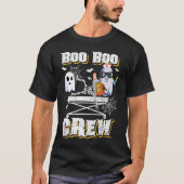 T-shirt Boo Boo Crew Ghost EMS EMT Paramedic Nurse Hallowe (Devant)