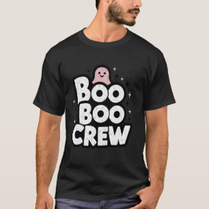 T-shirt Boo Boo Crew Ghost Nurse Halloween Funny Trick ou