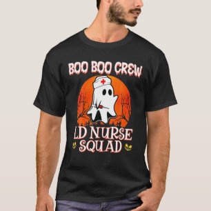 T-shirt Boo Boo Crew LD Nurad Squad Cute Costume Halloween