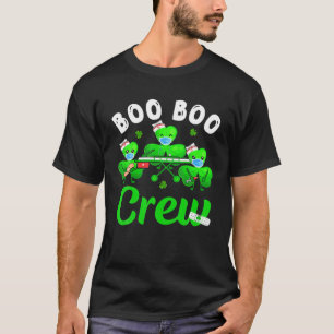 T-shirt Boo Boo Crew Paramedt EMT EMS Nurse Mask St Patri