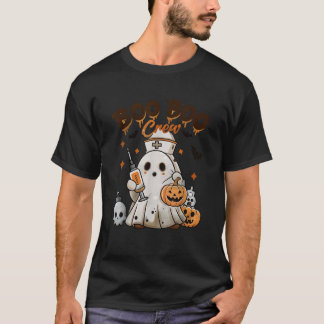 T-shirt BOO BOO Équipage infirmière Halloween Citrouille s