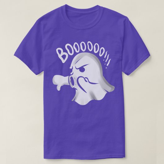 T-shirt Boo Boooo Thumdown Dit Ce Joli Hallo Ghost (Design devant)