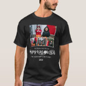 T-shirt Boo citrouille jack-o-lanterne Halloween Collage p (Devant)