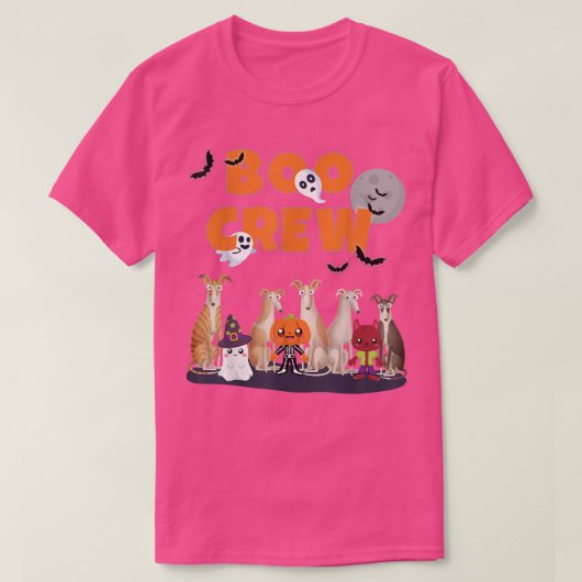 T-shirt Boo Crew Funny Halloween (Design devant)