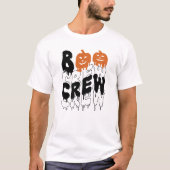T-shirt Boo Crew Halloween jumeler famille hommes (Devant)