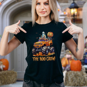 T-shirt Boo Crew Halloween Monster Truck