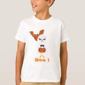 T-shirt Boo Crew Kids Halloween Tee - Ghost Graphisme (Devant)