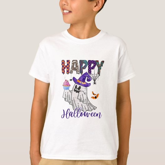 T-shirt Boo ! drôle Halloween en disant (Devant)