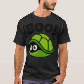 T-shirt Boo Funny Hide Turtle Peekaboo Effrayant Halloween (Devant)