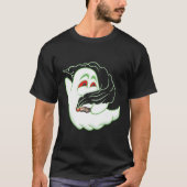 T-shirt Boo Ghost Fumer Mauvaise Herbe Halloweed Happy Hal (Devant)