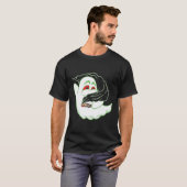 T-shirt Boo Ghost Fumer Mauvaise Herbe Halloweed Happy Hal (Devant entier)