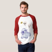T-shirt Boo Ghost UK 31 Éffrayant USA Crâne Octobre Hallow (Devant entier)