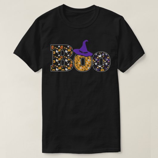 T-shirt Boo Halloween (Design devant)