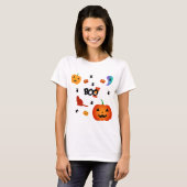 T-shirt Boo Halloween (Devant entier)