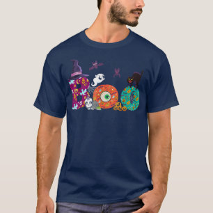 T-shirt Boo Halloween avec Casquette sorcier Citrouille fa