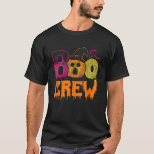 T-shirt Boo Halloween Avec Les Araignées Citrouilles Et Ca