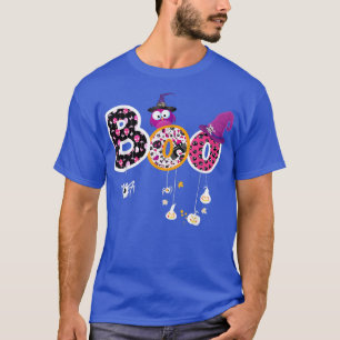 T-shirt Boo Halloween Costume Araignées, Fantômes, Pumkin