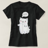 T-shirt Boo Halloween Costume de chat cadeau - Boo Funny C (Design devant)