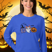 T-shirt Boo Halloween Witch, Ghost, Citrouille