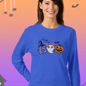 T-shirt Boo Halloween Witch, Ghost, Citrouille