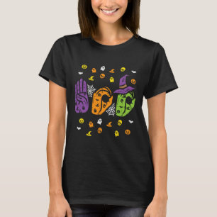 T-shirt Boo Hands American Sign Language Pride ASL Hallowe