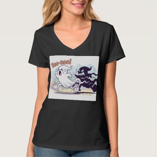 T-shirt Boo-Hoo Bunny Ghost (Devant)