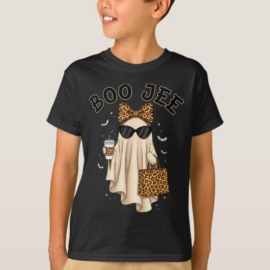 T-shirt Boo Jee Boujee Ghost Halloween October Vibes Soky (Devant)