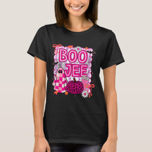 T-shirt Boo Jee Ghost Café Coquette Bow Halloween Girl W