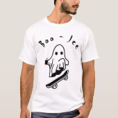 T-shirt Boo Jee Halloween Ghost Cool Patinage tirage Éffra (Devant)