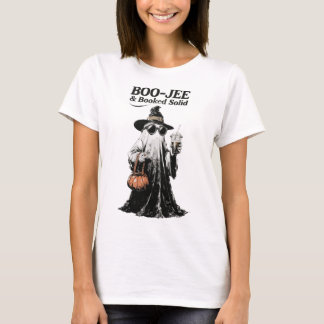 T-shirt Boo-Jee & Réservation Pleine Rétro Fantôme Hallowe