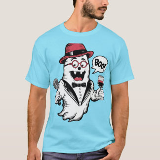 T-shirt Boo ! Joli Halloween Éffrayant T Shirt Design