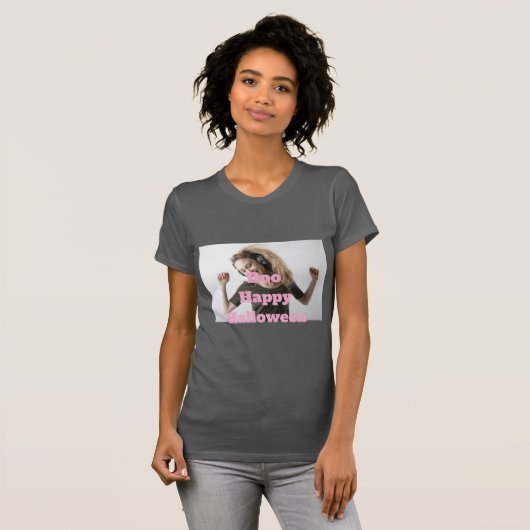 T-Shirt Boo Joyeux Halloween (Devant entier)